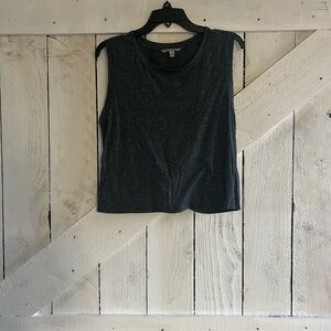 Athleta Dark Gray Muscle Tee